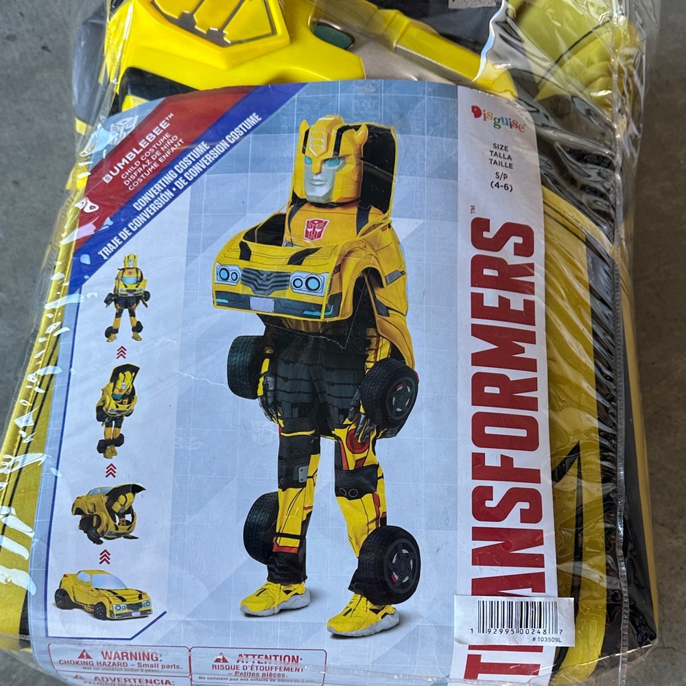 Disguise Transformers Bumblebee Costume - Yellow and Black